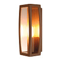 Udend�rslampe MERIDIAN BOX 2 V�glampe, E27, IP54, rustfarvet