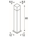 SLV Standerlampe GRAFIT, 0cm, antrasit, E27, max 11W