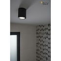 SLV Outdoor Ceiling Luminiare SITRA CL,  10cm / H 11cm, IP44, GX53 TCR-TSE max. 9W, anthracite