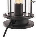 SLV PHOTONIA E27, Outdoor Table lamp, anthracite, with IP safety plug