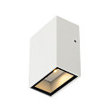 V�glampe QUAD 1, firkantet,  LED varmhvid, 1x3W,