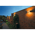 SLV Wall luminaire BOX-L E27, square, E27, max. 18W,, rusty