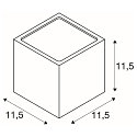 SLV Udend�rs V�glampe SITRA CUBE, UP/DOWN, IP44, 2x GX53 TCR-TSE max. 9W, hvid