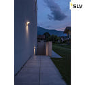 SLV LED Outdoor luminaire ORDI Wall luminaire, anthracite, 120, SMD LED, 3000K, IP44, incl. Sensor