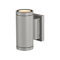 V�glampe NEW MYRA UP-DOWN Udend�rslampe, 2xGU10, max. 2x35W, IP55, s�lvgr�