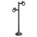 Udend�rslampe NEW MYRA 2 Lampehoved, GU10, max. 2x4,5W, IP44, antracit