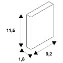 Ramme til Overflade montering til MYRALED WALL, ENOLA_C OUT