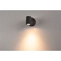 SLV LED Udend�rsspot HELIA LED 1 Spot V�glampe, 8W LED, 38�, 3000K, IP55, antracit