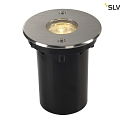 SLV LED Floor recessed luminaire DASAR LED LV Outdoor luminaire, round, stainless steel 316, 40, 6W, PowerLED, 3000K, IP67