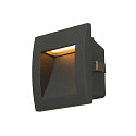 LED V�glampe DOWNUNDER OUT LED S, 0,96W, 3000K, IP55, antracit