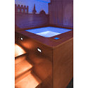 SLV LED V�glampe DOWNUNDER OUT LED M, 0,96W, 3000K, IP55, antracit