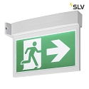 SLV LED Emergency Light P-LIGHT 33 LED Wall-/Ceiling luminaire, 6000K, white