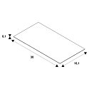 SLV Accessories for LED Emergency Light P-LIGHT 33 LED Pictogram foil, green