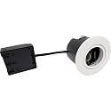 Indbygningslampe QUICK INSTALL G2 rund GU10 IP44, hvid 