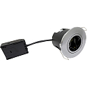 Indbygningslampe UNI INSTALL G2 rund GU10 IP44, aluminium 