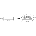 SLV Indbygningslampe VELIA LOW PROFILE rund IP44, aluminium børstet dæmpbar 5,5W 340lm 4000K