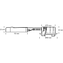SLV Indbygningslampe LOW PROFILE rund IP54, sort mat dæmpbar 6W 510lm 4000K