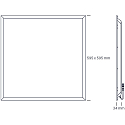 SLV LED panel ECOTECH, 40W 4000lm 4000K