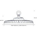 SLV hall spot ECOTECH HIGHBAY IP65, black matt 