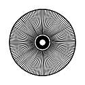 Lampesk�rm PAMELA 3913/70, sort, sort blank