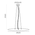 Penduloph�ng LISBOA 3-fold, DALI styrbar