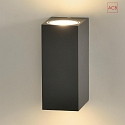  Udendrs wall luminaire OKRA 16/2014 up / down IP54, antracit 