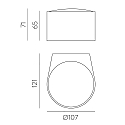ACB Udend�rs wall luminaire ANIA 16/2060 IP65, hvid