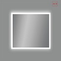  Spejl med belysning AMANZI 16/3596-83 med afbryder IP44, opal, hvid dmpbar