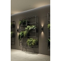 ACB wall luminaire LUX 16/3989-2 IP20, gold, black glossy