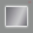 LED wall mirror ESTELA 16/9439-80, indirect, IP44, 70 x 80cm, CRi >90, with touch switch