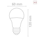  LED lightbulb 62393, E27, 14W 3000K 1500lm, not dimmable, matt