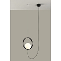 ACB Pendel HALO 3815/1 1-flamme IP20, opal, sort