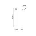 ACB P�lelampe ZEN 2038 IP65, antracit