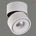  LED wall and ceiling spot APEX 3412/10, COB 13W 3000K 891lm, swivelling, white