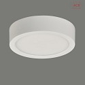  LED ceiling luminaire KORE 3435/9, UGR<19,  9cm, extra flat, white, 6W 3000K 420lm