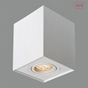  Wall / ceiling spot CARRE 3762/10, GU10 max. 10W (LED), structure white