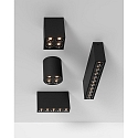 ACB ceiling luminaire INVISIBLE 3980/138 IP20, black