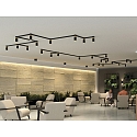 ACB ceiling luminaire LUX 3989/10 IP20, gold, black glossy