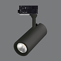 ACB LED 3-phase track spot ISQUIA 4117/6, COB, 13W 3000K 1200lm, CRI-95, adjustable, incl. adapter, black