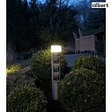 Outdoor Socket column Type No. 2202, LED + 3 Schuko sockets, IP44, 10W 3000K 900lm, without switching function, anthracite