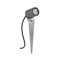 Ground spike spot Type No. 2399, IP44, for GU10 PAR16 (LED), swiveling,cast alu anthracite glass clear, connector cable