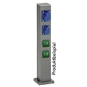 Albert Udend�rs Energikolonne tom Type nr. 4407, IP54, maks. 5 valgfri indsatser, uden belysning, uden Skiftefunktion, antracit