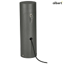 Albert Outdoor Socket column lockable Type No. 4410, IP54, 2 Schuko sockets + cable outlet, without switching function, anthracite