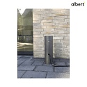 Albert Outdoor Socket column lockable Type No. 4410, IP54, 2 Schuko sockets + cable outlet, without switching function, anthracite