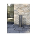 Udend�rs Sokkelkolonne l�sbar Type nr. 4410, IP54, 2 Schuko stikkontakter + kabeludgang, uden Skiftefunktion, antracit