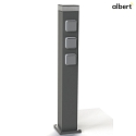 Albert energy column TYPE NO 4419 7-fold, without inserts, anthracite