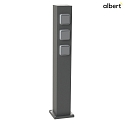 Albert energy column TYPE NO 4419 7-fold, without inserts, anthracite
