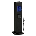 Albert Outdoor Energy column empty Type No. 4405, IP54, max. 3 optional inserts, excl. lighting, excl. switching function, black matt