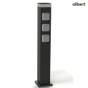 Albert energy column TYPE NO 4419 7-fold, without inserts, black