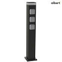 Albert energy column TYPE NO 4419 7-fold, without inserts, black